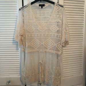 Sheer over cover never worn